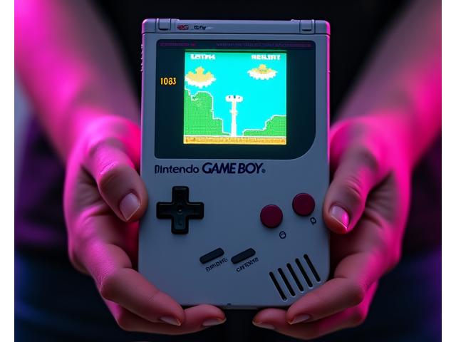 修理後のゲームボーイ