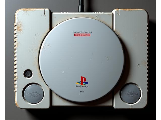 修理前の初代プレイステーション